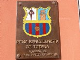 Acuerdan otorgar el Título de Reconocimiento del 25 aniversario a la Peña Barcelonista de Totana