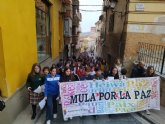 Los centros escolares de Mula salen a la calle con motivo del Da Escolar de la No Violencia y la Paz