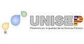 Nace la Plataforma por la Igualdad de los Servicios Públicos (UNISEP)