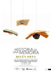 El Plan EXE de Cultura llega a Torre Pacheco con las esculturas de Belén Orta realizadas con los libros heredados de su madre