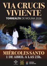 La pedan�a molinense de La Torrealta acoge la representaci�n del V�a Crucis Viviente el Mi�rcoles Santo 1 de abril