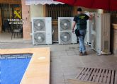 La Guardia Civil desmantela un invernadero intensivo con 900 plantas de marihuana en un chalet de Molina de Segura