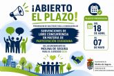 El Ayuntamiento de Molina de Segura duplica hasta los 100.000 euros las subvenciones para asociaciones vecinales en 2026