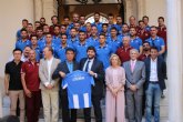 López Miras: 'El Lorca FC es un equipo unido y fuerte que con compromiso y responsabilidad ha sabido superar las dificultades'