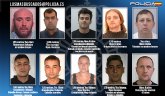 La Policía Nacional busca a diez fugitivos que podrían encontrarse en Espana