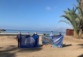 Las banderas azules vuelven a ondear en las playas y puertos deportivos aguileños