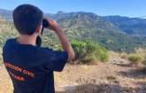 Sendas patrullas con dos voluntarios de Protección Civil realizarán todo este verano labores de vigilancia móvil en Sierra Espuna, en Totana