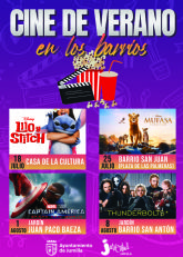 Juventud acerca el cine de verano a los barrios con la proyecci�n gratuita de cuatro pel�culas para j�venes y familias