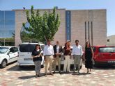 El alcalde y el consejero de Empresa conocen los proyectos experienciales que forman y emplean a 64 personas en Molina de Segura