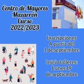 Talleres del centro de día de personas mayores de Mazarrón