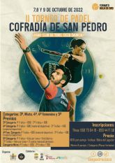 La Cofradía de San Pedro presenta su II Torneo de Pádel