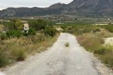 La Comunidad saca a licitaci�n la mejora del camino de Ain�s en Ricote