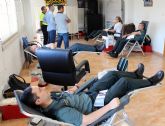La Guardia Civil colabora altruistamente en la campaña de donación de sangre en Murcia un año más
