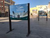 La Exposicin 'Cartagena, naturaleza sumergida', se encuentra ubicada en la plaza del Ayuntamiento de Torre Pacheco