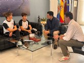El joven gimnasta de San Javier, Aarn Bentez , participar en el Mundial de Gimnasia en Trampoln