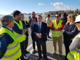 Iniciadas las obras para modificar la carretera del Alamillo en Mazarrn y poder dotar de ms servicios a la playa