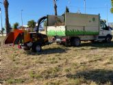 Nueva maquinaria respetuosa con el medio ambiente para el cuidado de las zonas verdes del municipio de Torre Pacheco