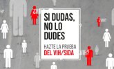 La Concejalía de Sanidad colabora en la difusión de la campana 'SI DUDAS, NO LO DUDES: Hazte la prueba del VIH/sida'