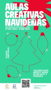 Mañana se abrir el plazo de inscripcin de las ''Aulas Creativas Navideñas'', que se impartirn entre el 27 de diciembre y el 5 de enero