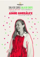 La chef Amor González cierra la temporada de ´Sala de Chefs´ con una cena especial de Navidad