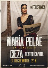 Silbato Producciones trae al Teatro Capitol a la cantautora María Pelae