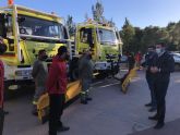 La Comunidad incorpora por primera vez cinco vehículos quitanieves para trabajos de emergencia de las brigadas forestales