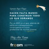 FRECOM pide a los Reyes Magos que 'ms jvenes encuentren su futuro en la construccin'