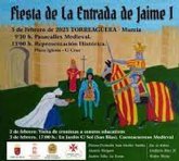 La Fiesta de la Entrada de Jaime I a Murcia se celebra el prximo domingo en Torreagera