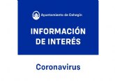 Nota informativa Concejalía de Obras y Servicios. Ayuntamiento de Cehegín
