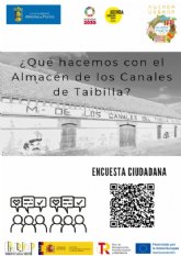 ¡Decide qué uso se le da al almacén de los Canales de Taibilla!