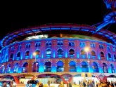 El Centro Comercial Arenas de Barcelona y Torre Glories se iluminan de azul por el Da Mundial del Autismo