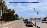 Aparcamiento y m�s sombra en el puerto de Cabo de Palos