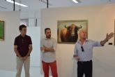 Inaugurada la muestra de pintura Taurus, de Daniel Cutillas, en la Sala de Exposiciones Municipal de Blanca
