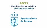 Aprueban el Plan de Acción para el Clima y la Energía Sostenible (PACES) del municipio de Totana Aprueban el Plan de Acción para el Clima y la Energía Sostenible (PACES) del municipio de Totana