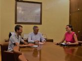 El presidente de la Confederación Hidrográfica del Segura recibe a la alcaldesa de Archena