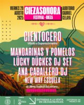 Llega el festival Ciezasonora, la gran cita musical para la Feria y Fiestas en honor a San Bartolom en el Auditorio Gabriel Celaya