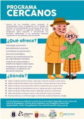 El programa 'Cercanos' vuelve a las pedan�as de Caravaca para acercar servicios y promover el envejecimiento activo