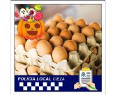 Hasta 600 euros de multa por lanzar huevos en la va pblica durante la noche de Halloween