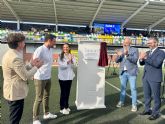 La Comunidad contribuye a la construccin de un gradero cubierto en el campo de ftbol de Santomera