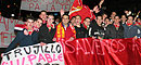 Manifestacin a favor del Real Murcia