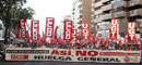 Protesta en Murcia por la reforma del mercado de trabajo 